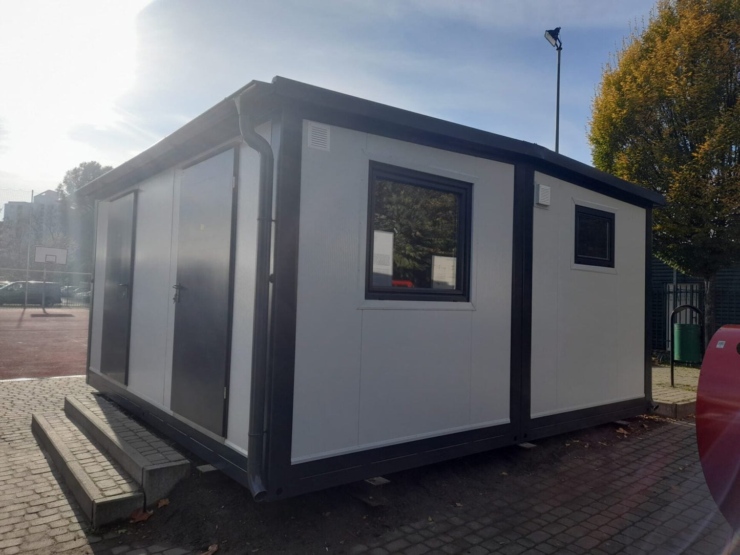 Contenedor sanitario modular 5mx5m