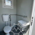 Contenedor sanitario con 2x WC y 2x lavabo: