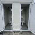 Contenedor sanitario con 2x WC y 2x lavabo: