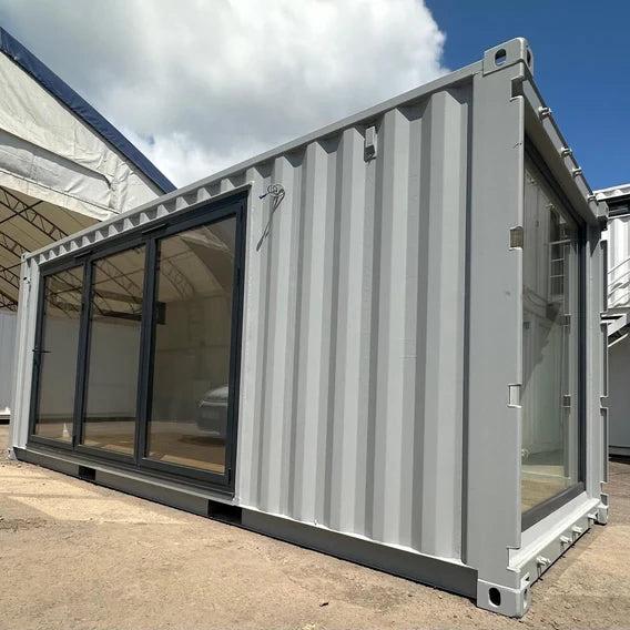 Oficina de Jardín 20x8ft CONVERSION DE CONTENEDOR DE TRANSPORTE A MEDIDA | Edificio Portátil