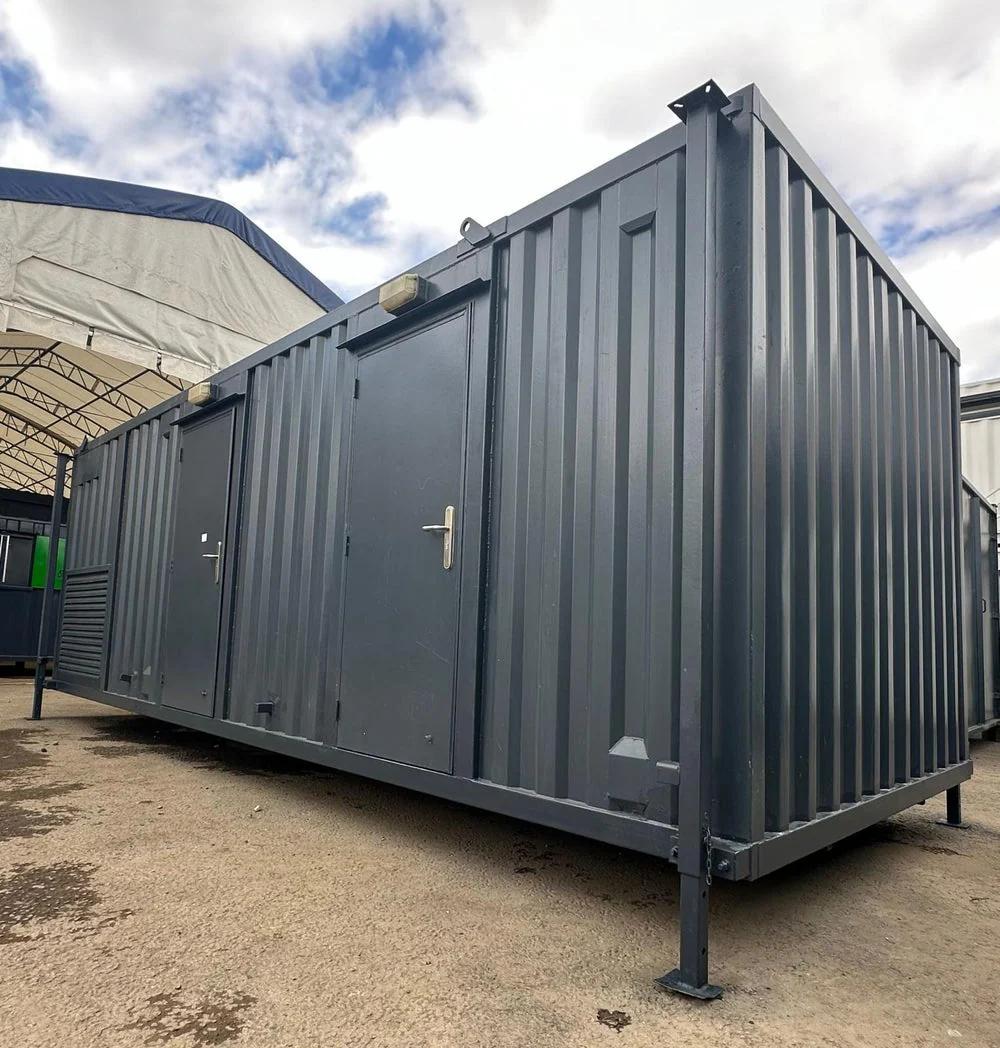 Oficina, Cantina, Aseo | Generador 10KVA | No 944 Bienestar estático | 24x9Ft | Cabina antivandalismo