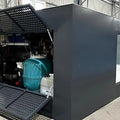 Piscina de polipropileno de 6,5 mx 2,5 m con ventana de 4 m