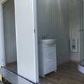 Contenedor sanitario - inodoro + ducha + cisterna