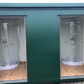Contenedor de ducha de 4x2 metros