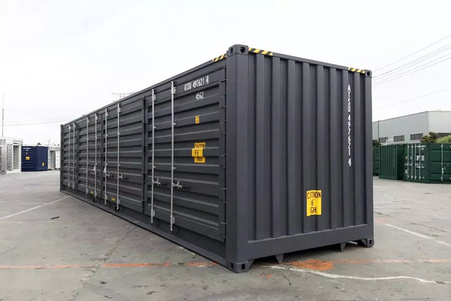 CONTENEDOR MARÍTIMO NUEVO DE ENVÍO LATERAL ABIERTO DE CUBO DE 40 PIES DE ALTO (IVA INCLUIDO)