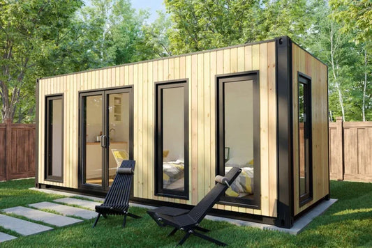 V4″ 6x2m contenedor caseta de jardín
