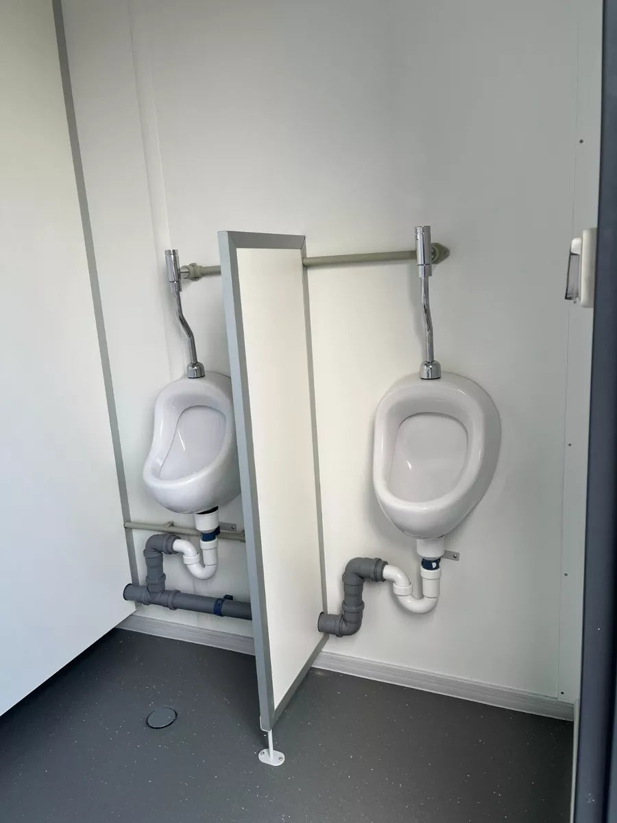 Contenedor sanitario de 20 pies D / H / compartimento para silla de ruedas